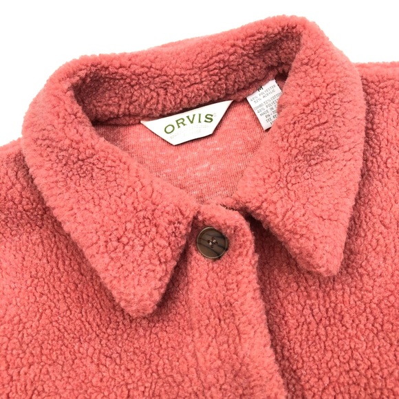 Vintage Orvis Sherpa Teddy Jacket Size Medium - Picture 5 of 8
